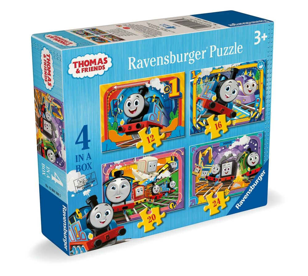 Thomas & Friends 2025 Four In A Box (12, 16, 20, 24 Piece) Jigsaw Puzzle