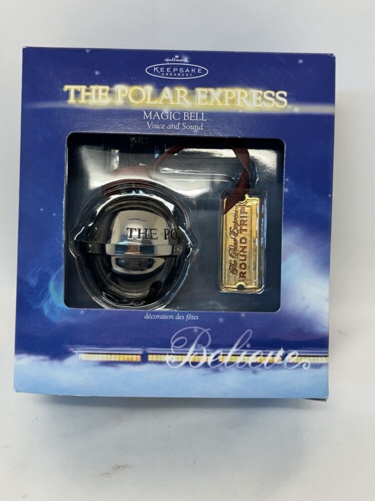 Polar Express  Voice & Sound Xmas Ornament 2004