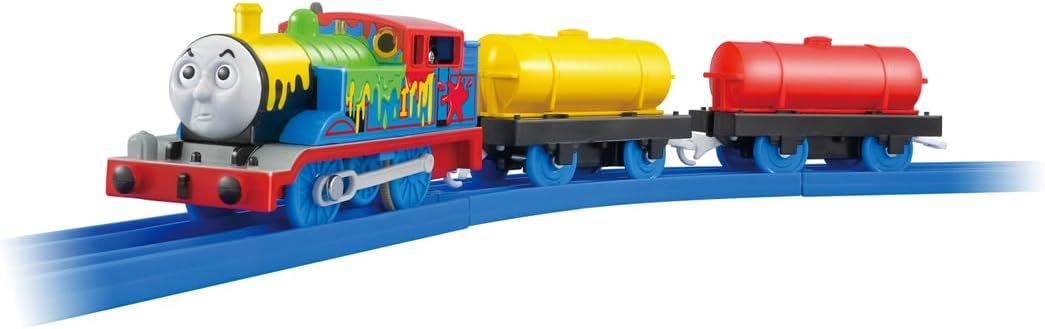 Paint Splattered Thomas - Plarail