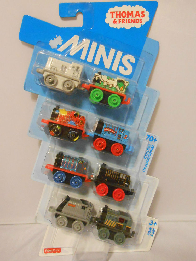 8 Pk Minis - Old School Diesel,Dino Percy,Neon James,Robo Edward,Metallic G