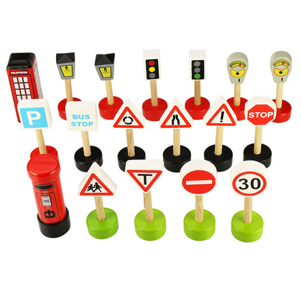 Tootally Thomas - Road Signs Pack - BigJigs Rail