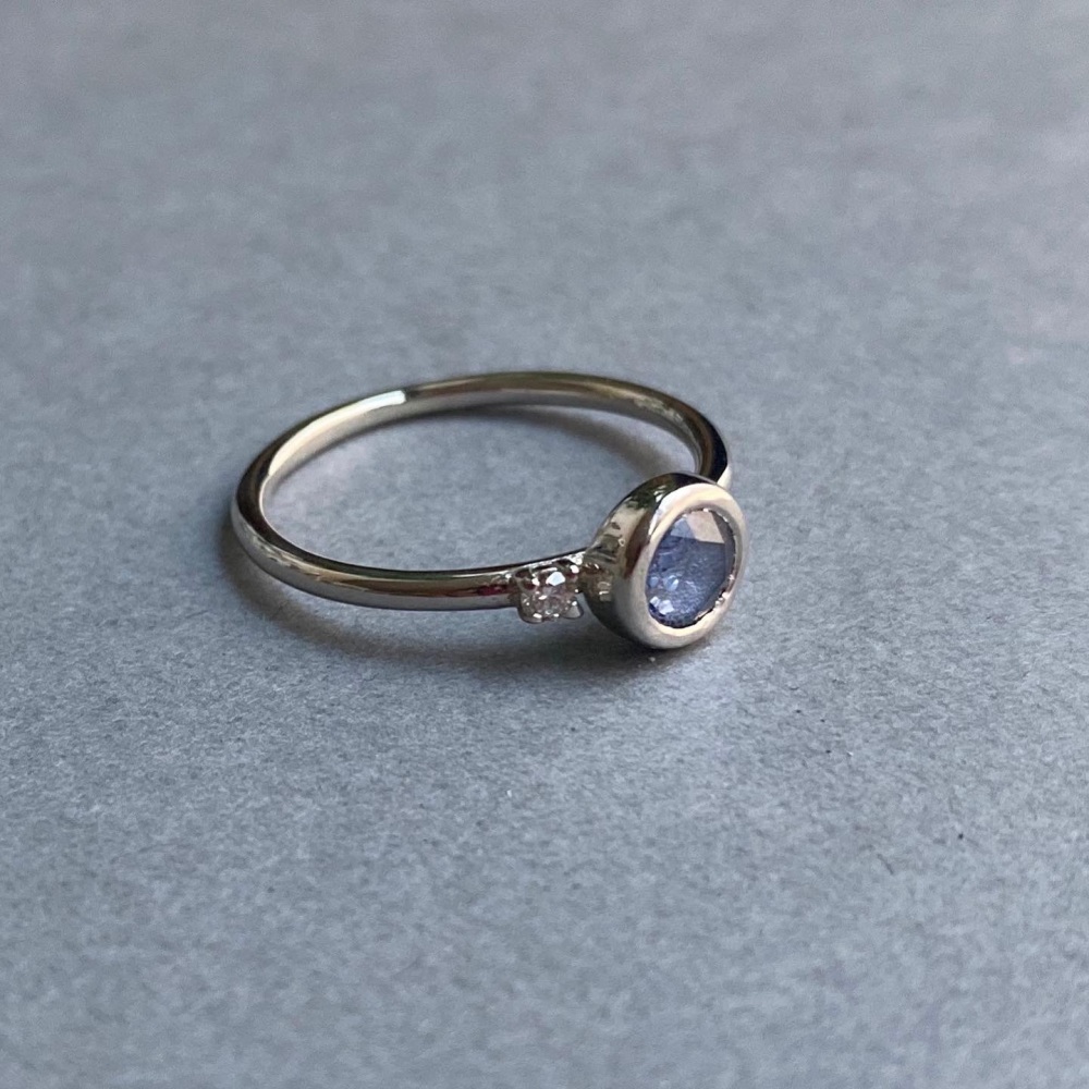 Sapphire and Diamond  ring