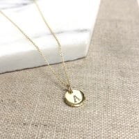 9ct gold Initial Necklace