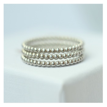 Thin Beaded Stacking Rings
