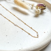 <!--01-->Satellite beaded necklace
