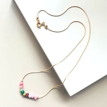 Array multi colour necklace