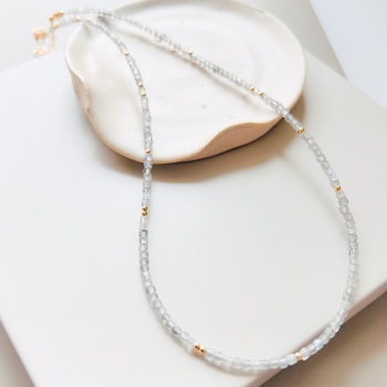 Fine beaded gemstone necklace