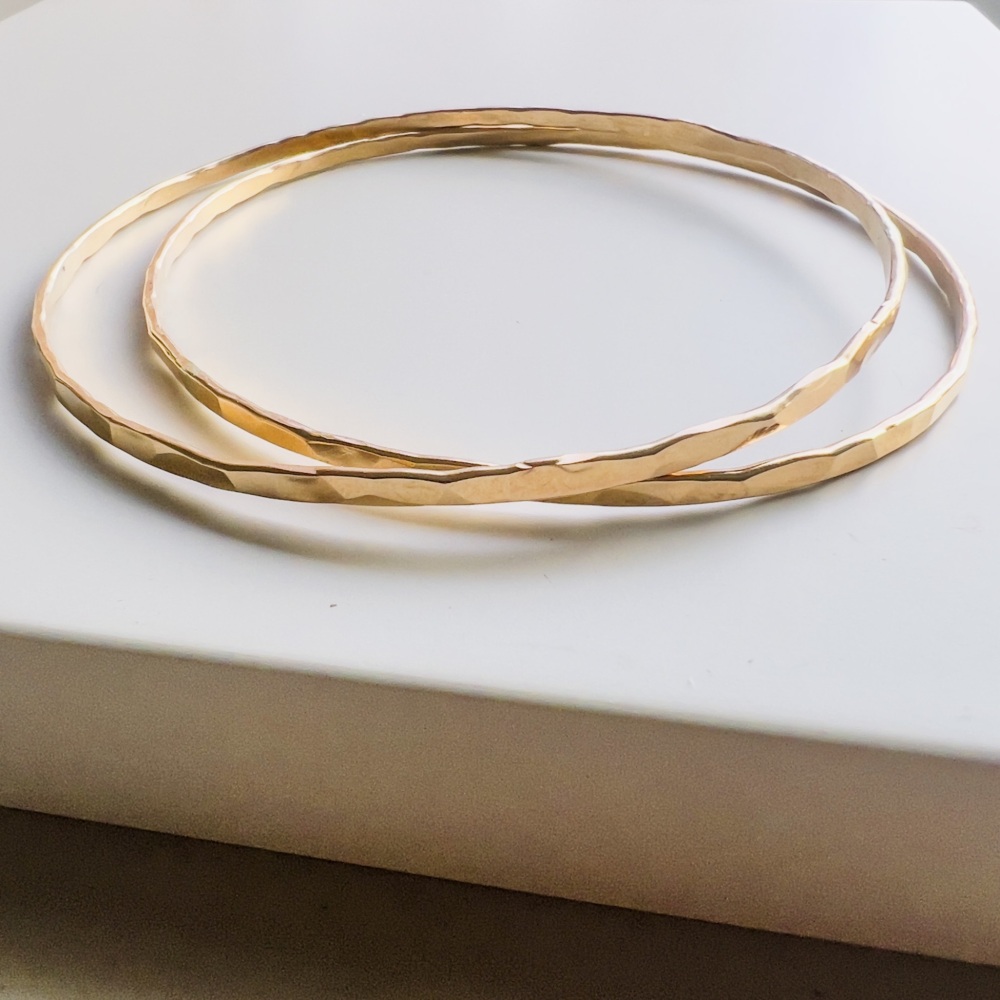 Hammered  Bangle