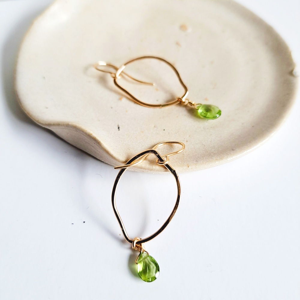 Ebb drop earrings
