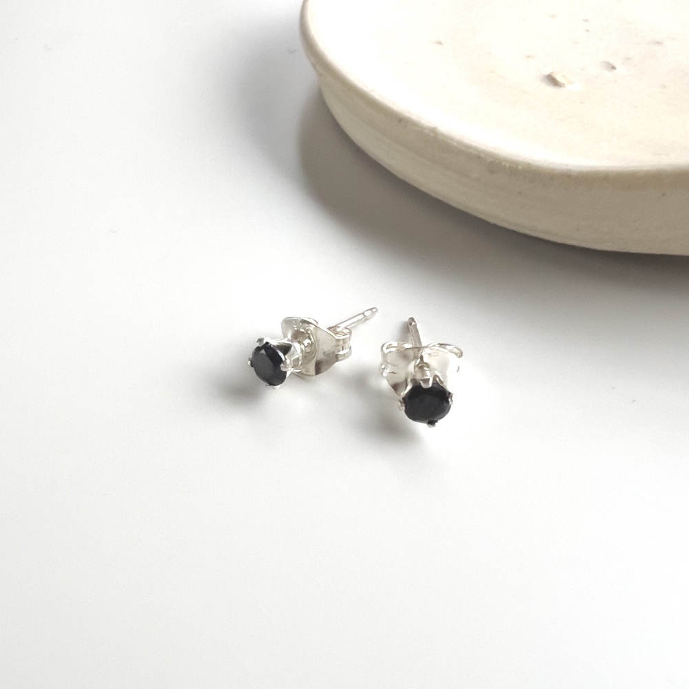 Tiny Gemstone Studs