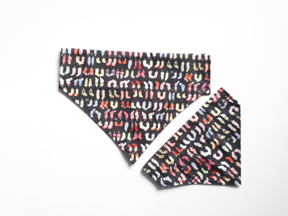 Socks Over Collar / Collar Slide Dog Bandana
