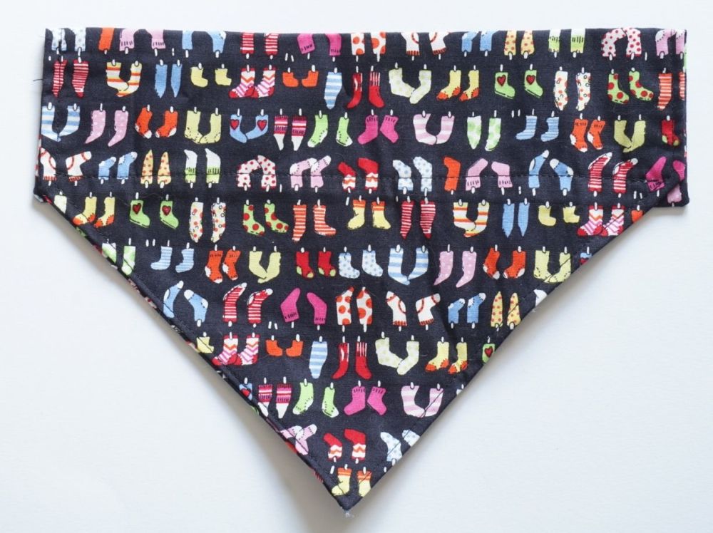 Socks Over Collar / Collar Slide Dog Bandana