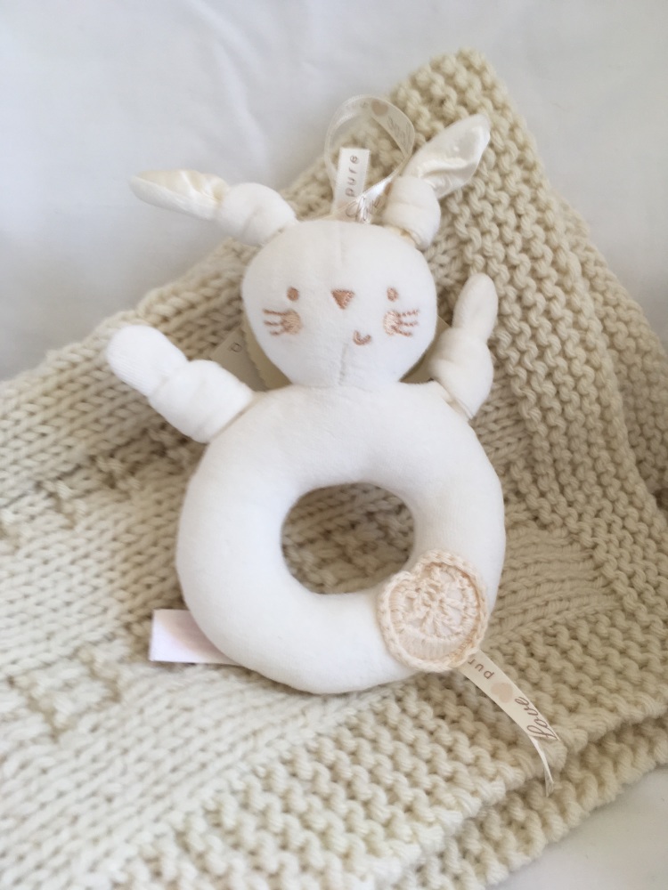 Nature's Purest Bunny Rattle