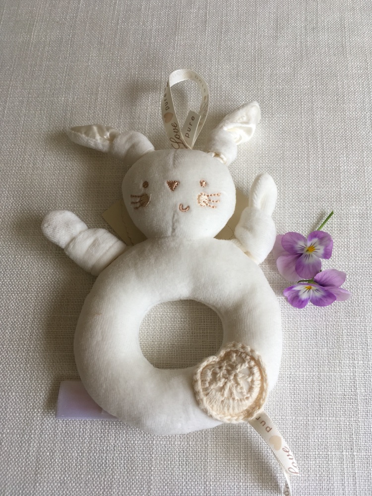 Nature's Purest Bunny Rattle