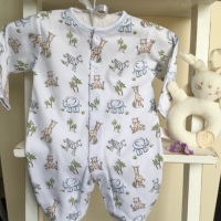 Sunny Safari Printed Sleepsuit by Kissy Kissy