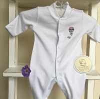 Hot Air Balloon Pima Cotton Sleepsuit by LydaBaby