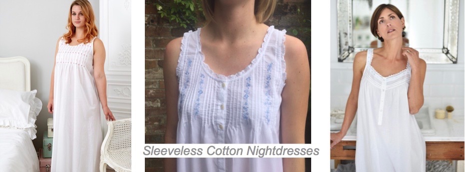 ladies short cotton nightdresses