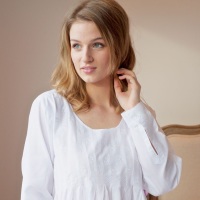 Long Sleeved Cotton Nightdress - Lizzie