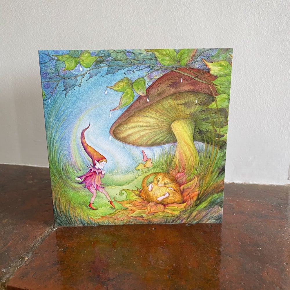 Birthday Card - The Elf & The Dormouse