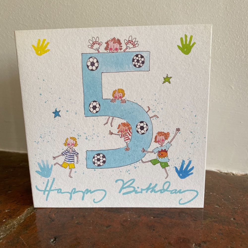 Birthday Card - Age 5 Boy