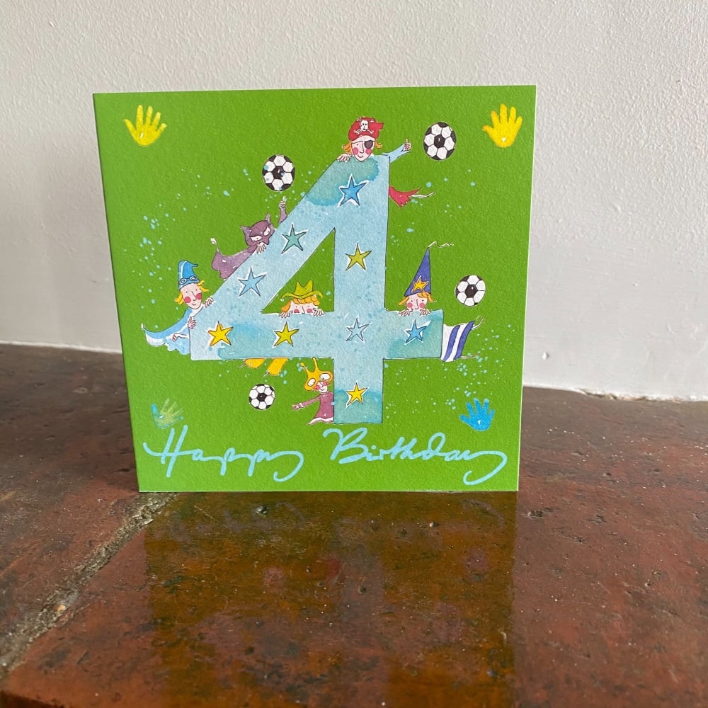 Birthday Card - Age 4 Boy