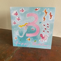 Birthday Card - Age 3 Girl