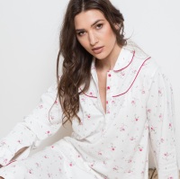 Long Sleeved Cotton Nightdress - Ditsy Bouquet