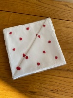 Cotton Handkerchiefs - Hearts