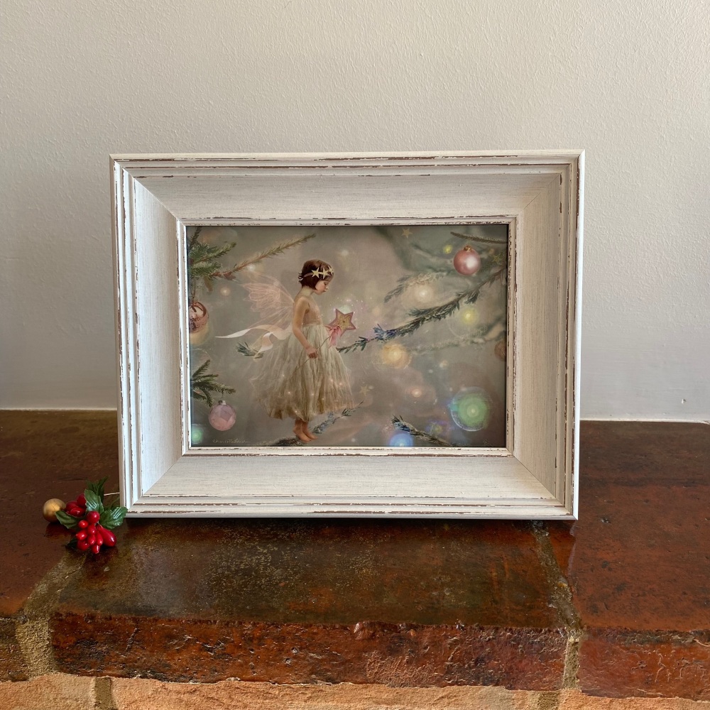 Framed Fairy Picture - The Christmas Tree Fairy