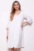 Long Sleeved Cotton Nightdress - Ade