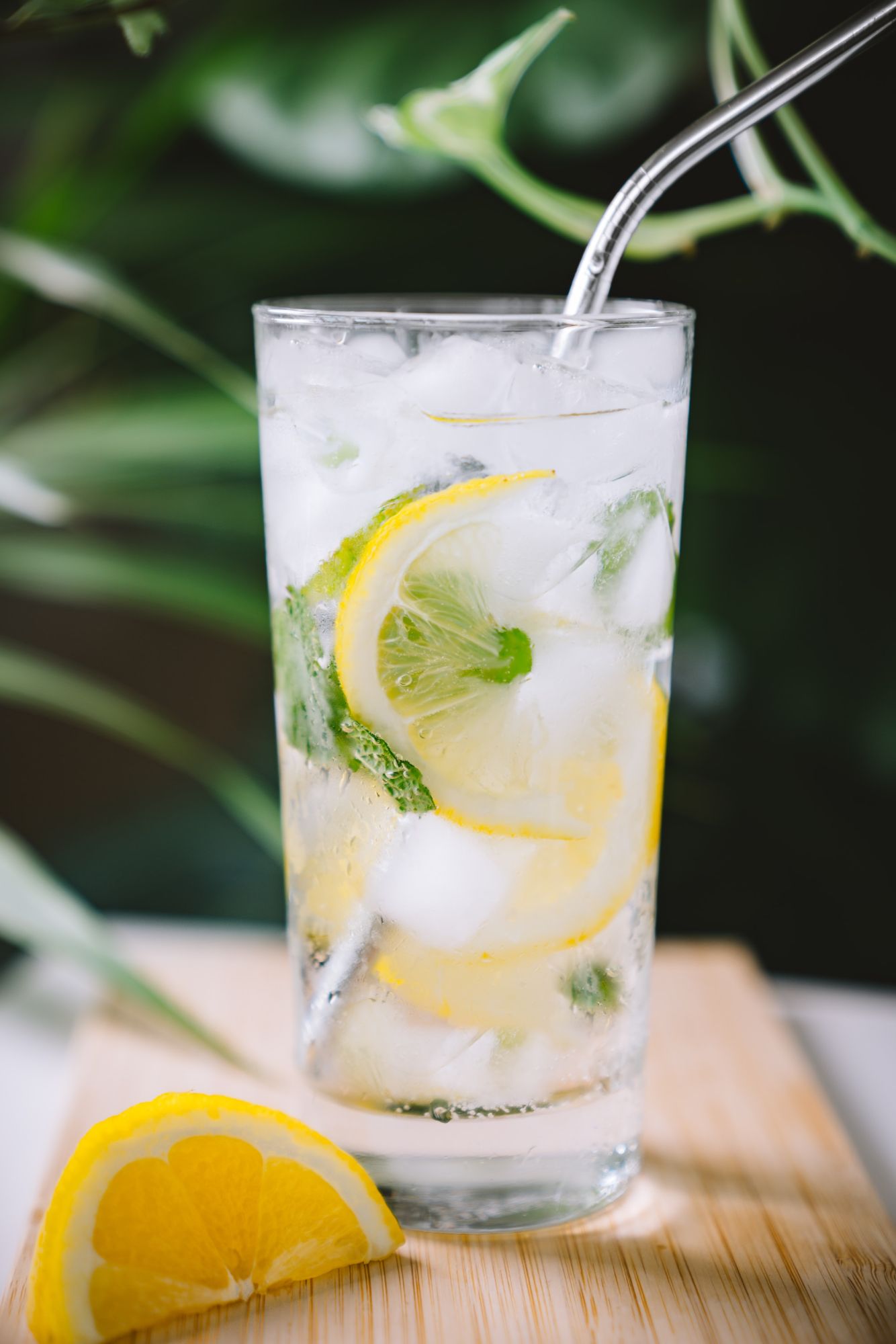 Water Flavoured with Lemon & Mint