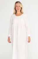 Long Sleeved Cotton Nightdress - Lizzie