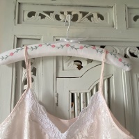 Padded Coathangers - Pink Rose