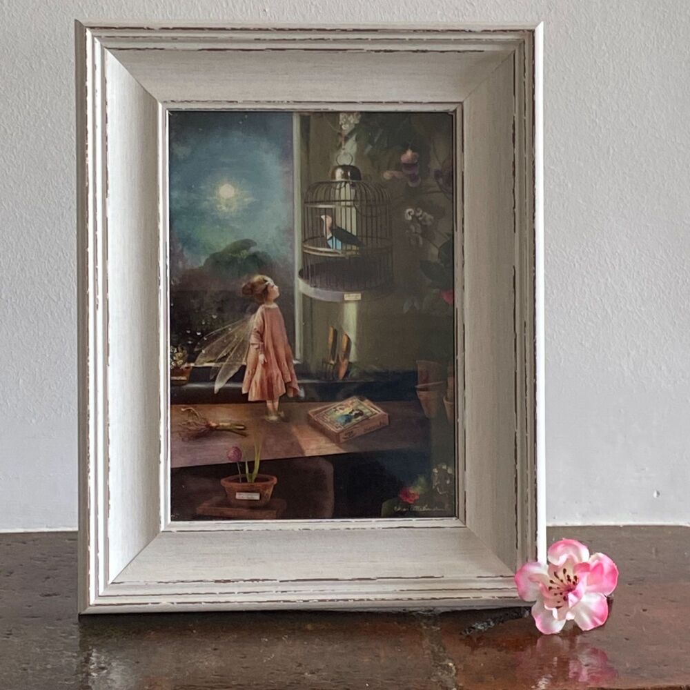 Framed Fairy Picture - A Little Bird Told Me