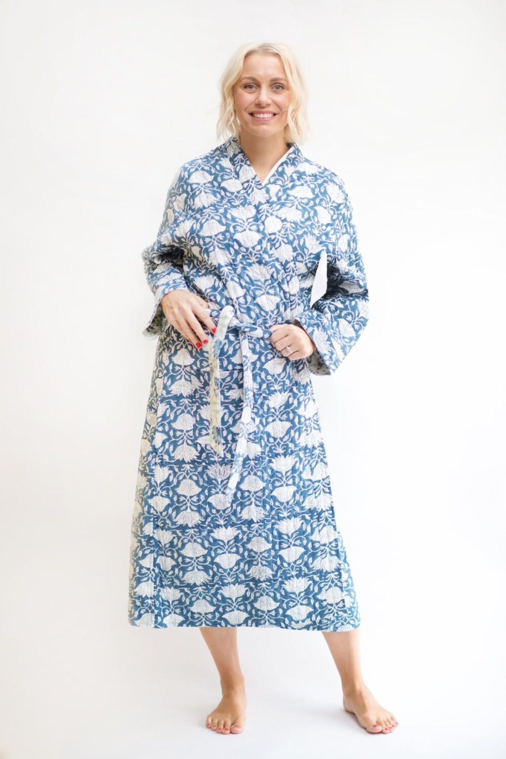 Quilted nightgown sale