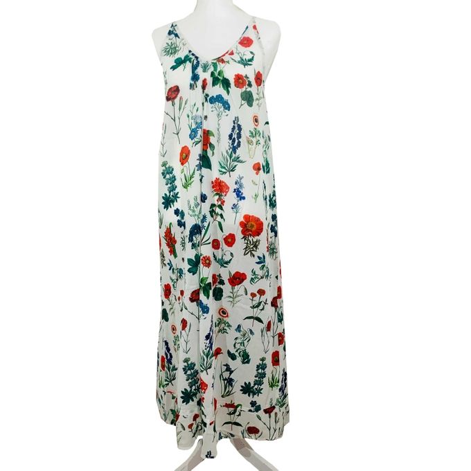 Spaghetti Strap Nightdress - Poppies