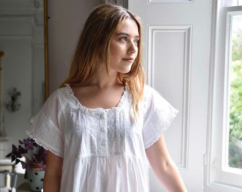 A pretty white cotton nightdress from Victoria Goss