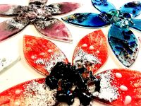 2027 Making Fused Glass Hanging Flowers - Thursday 25th July 2024, 9:30am - 12:30