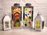 2007 Create A Fused Glass Lantern - 1 large, 2 medium or 3 small - Saturday 25th May 2024, 9:30am - 12:30pm