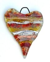 2070 Making Fused Glass Hanging Hearts - Friday 14th February 2025, 9:30am - 12:30