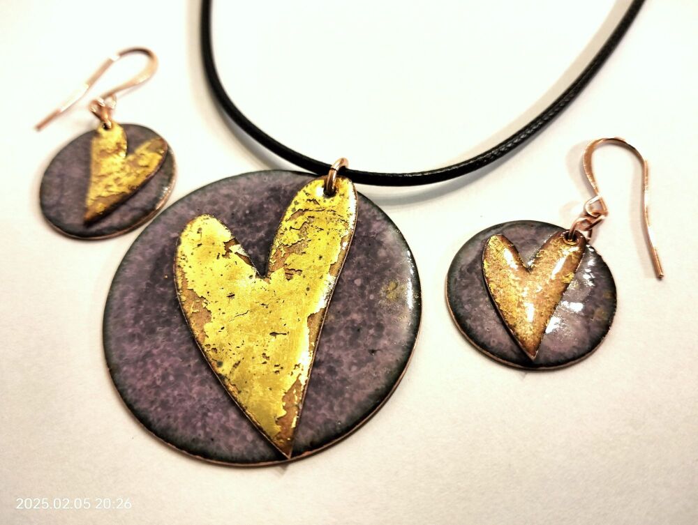 2191 Making Enamelled Heart Jewellery - Saturday 6th June 2026, 9:30am - 12:30pm