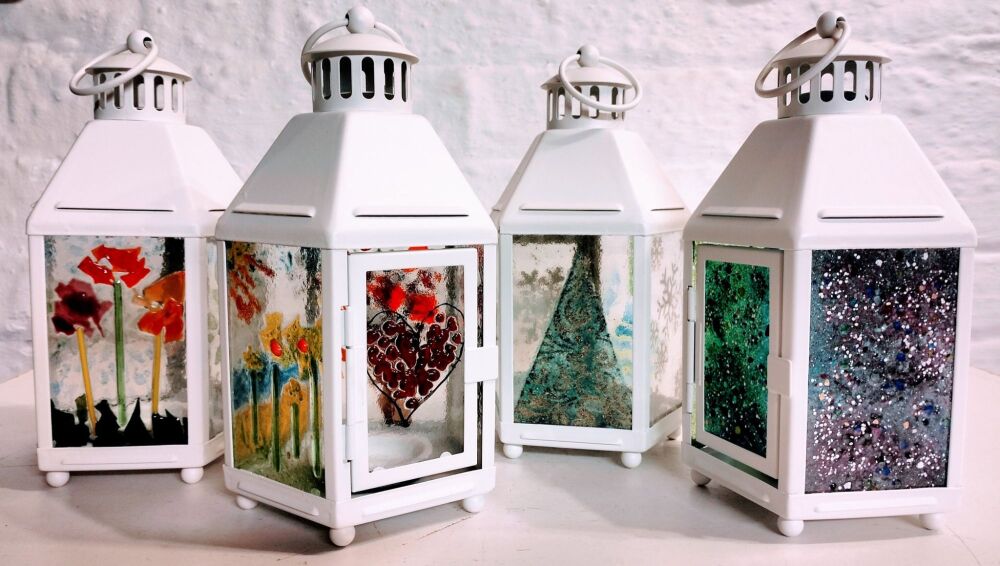 Making Fused Glass Lanterns
