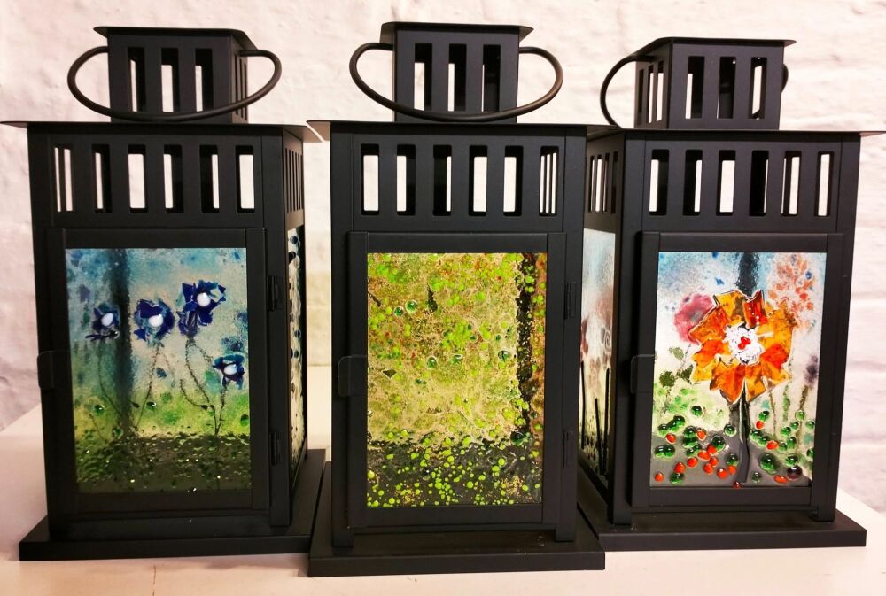 Making Fused Glass Lanterns