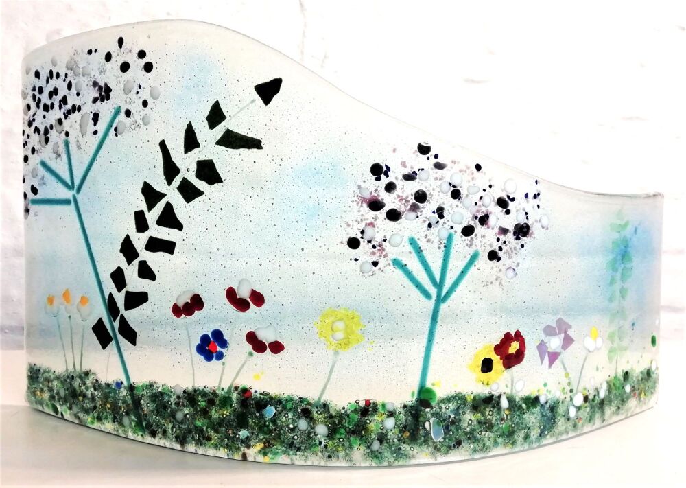 Make a Fused Glass Free-Standing Curve