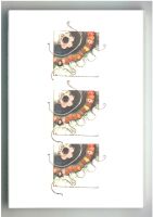 2142 Make a Mounted Trio of Artisticaly Enamelled Copper Squares