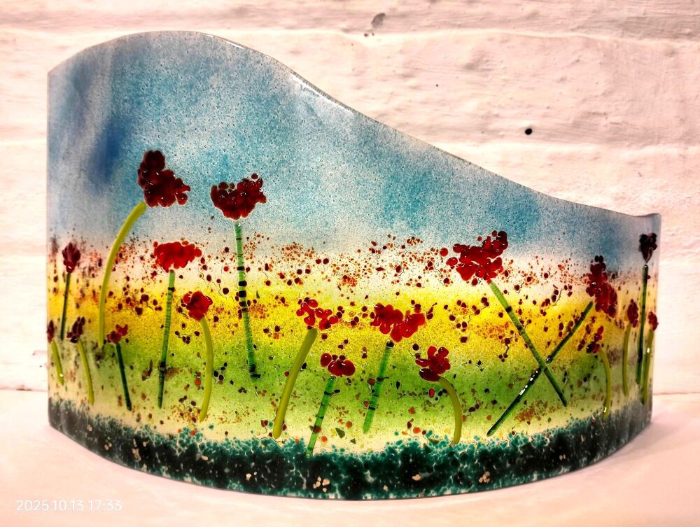 Make a Fused Glass Free-Standing Curve
