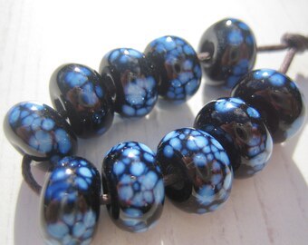 Black and Enamel White - Sale Beads, £4.00 Off