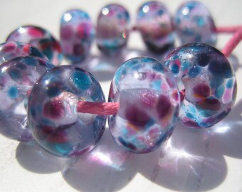 Madrigal - Pink, Purple & Blue Frittie Beads