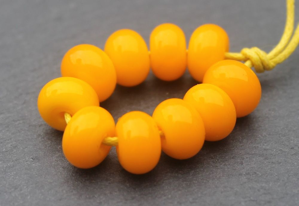 Small Pumpkin Yellow Spacers
