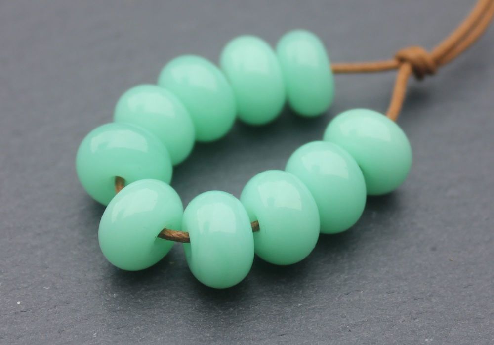Nile Green Spacer Beads